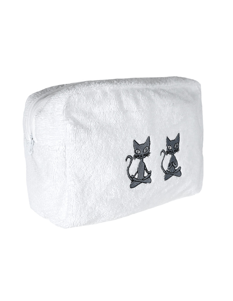 Trousse de toilette brodée YOGI