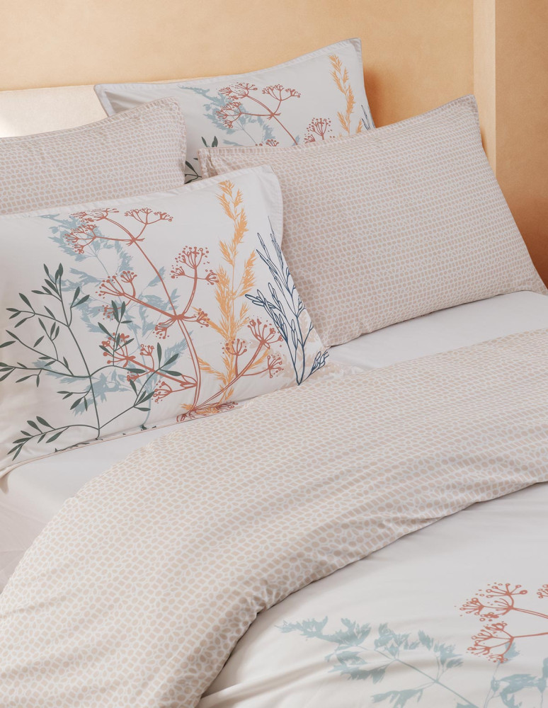 Drap housse en percale de coton...