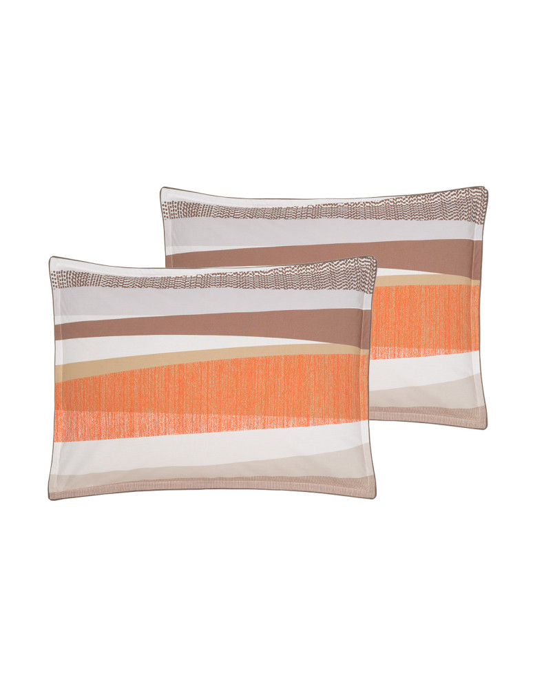 Parure housse de couette percale de...