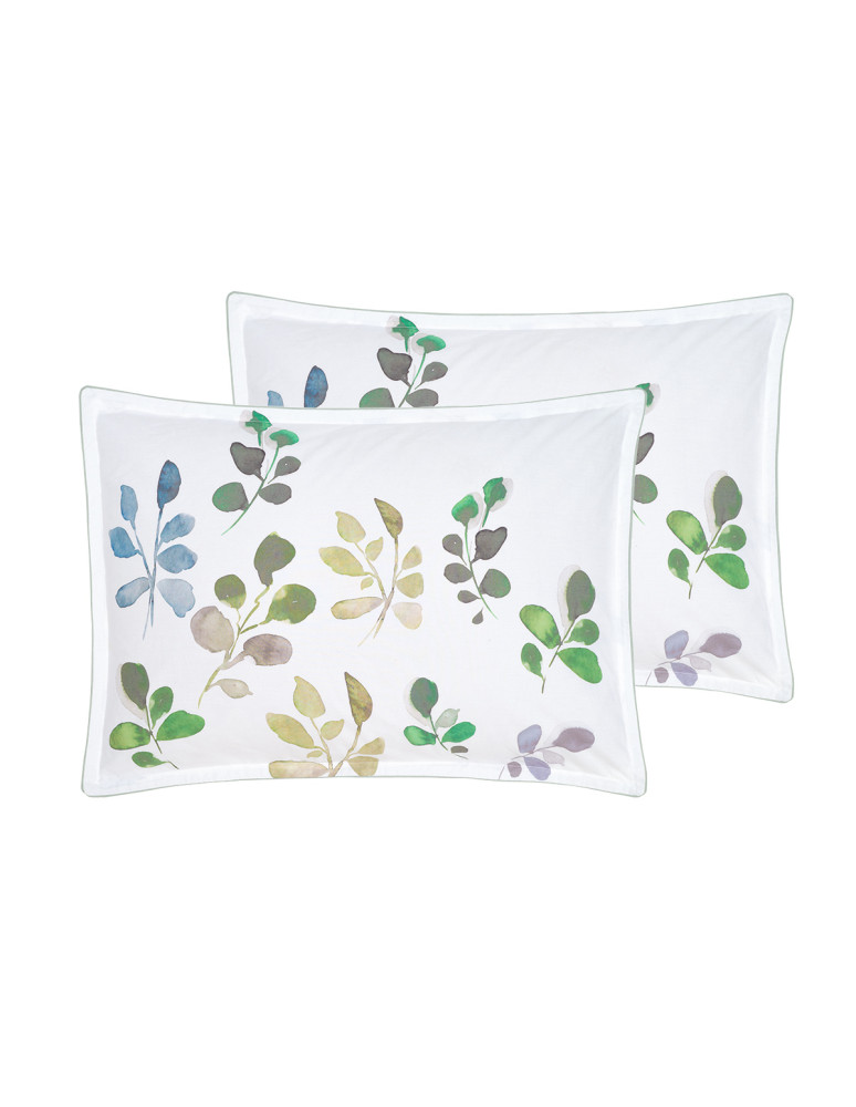 Parure housse de couette percale de...