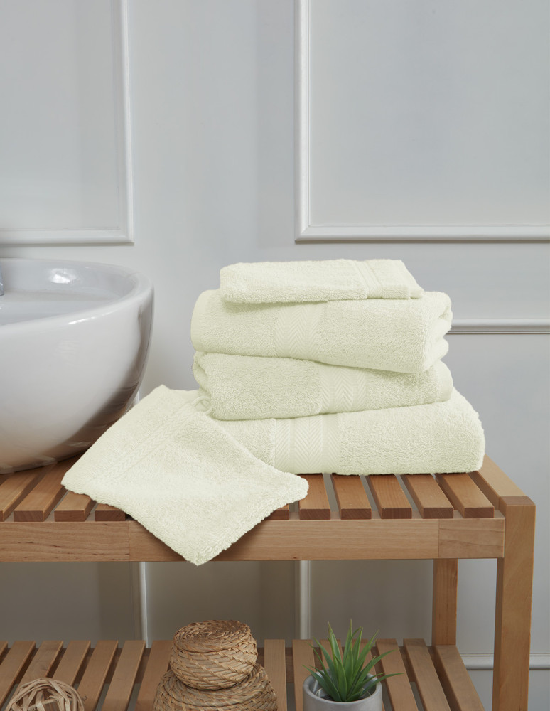 Ensemble de bain 5 pièces (1 drap de...