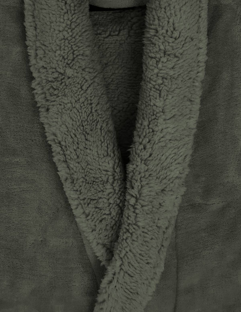 Peignoir mixte polaire chaud doublé...