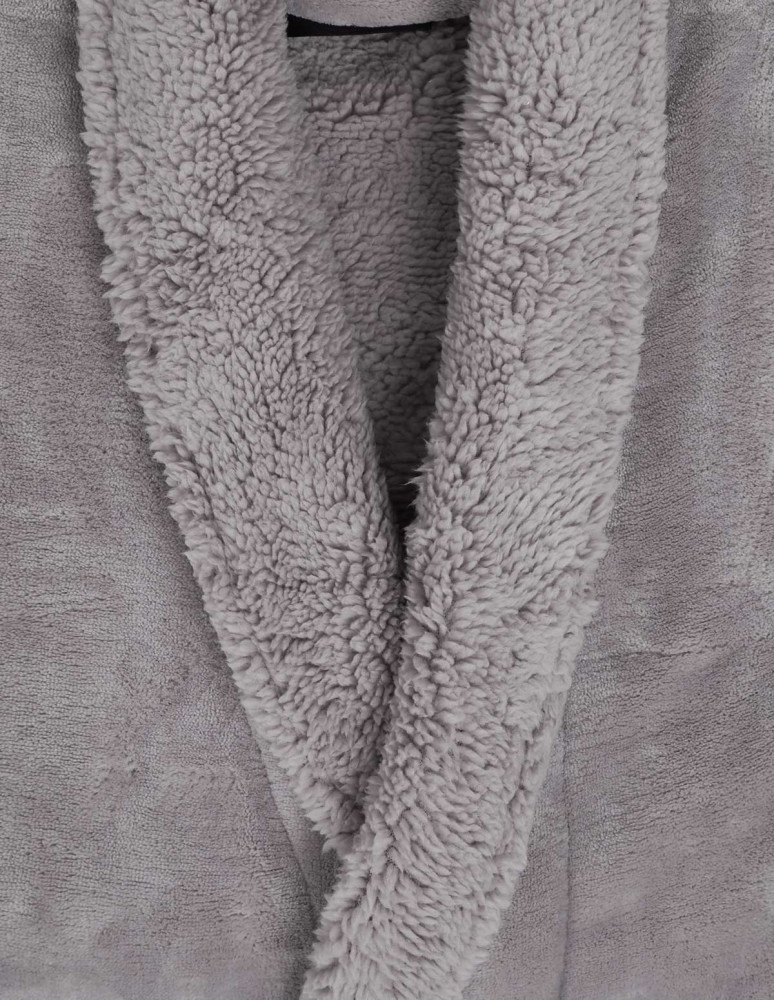 Peignoir mixte polaire chaud doublé...