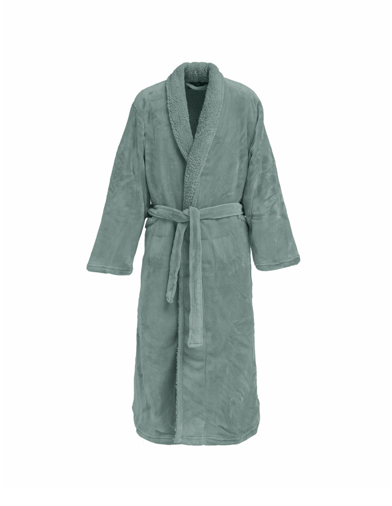 Peignoir mixte polaire chaud doublé...