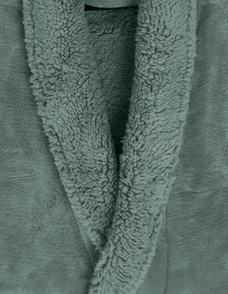 Peignoir mixte polaire chaud doublé...