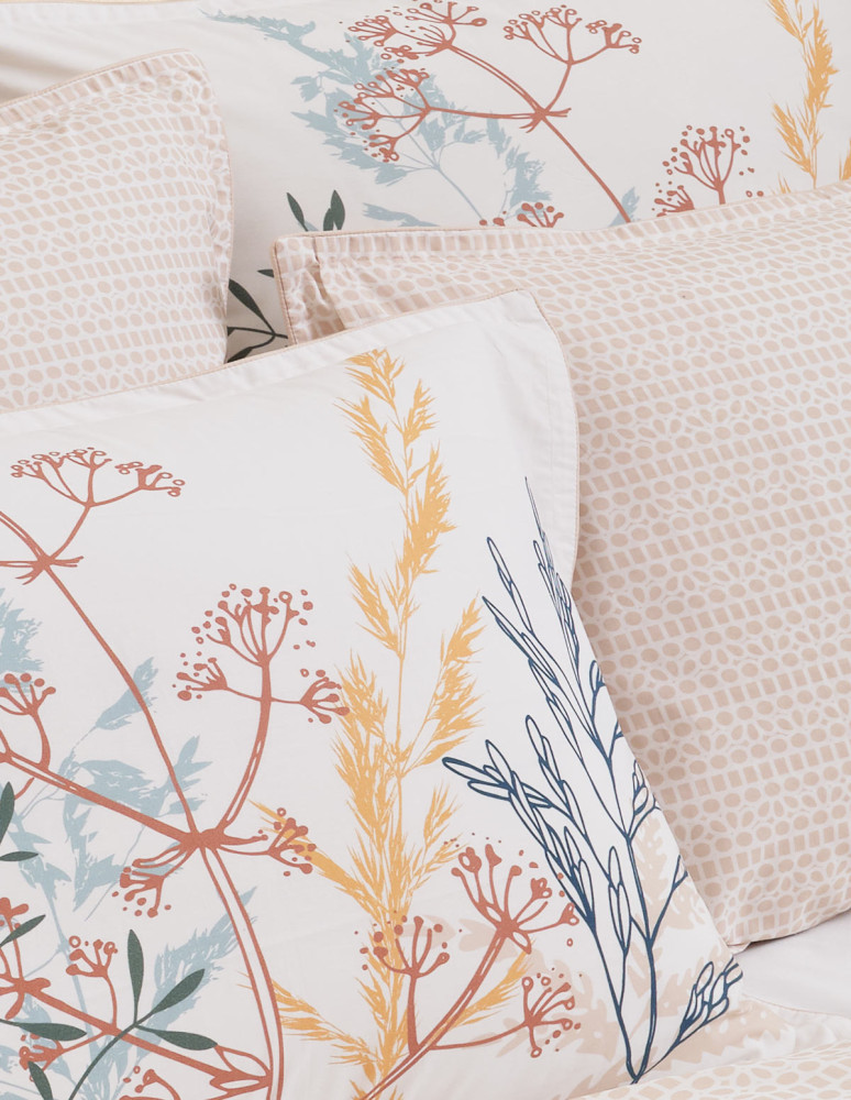 Parure housse de couette percale de...