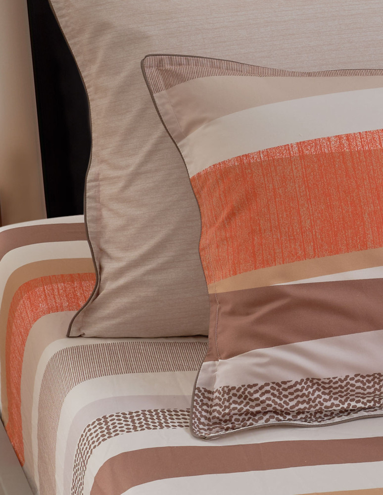 Lot de 2 taies d'oreillers en percale...