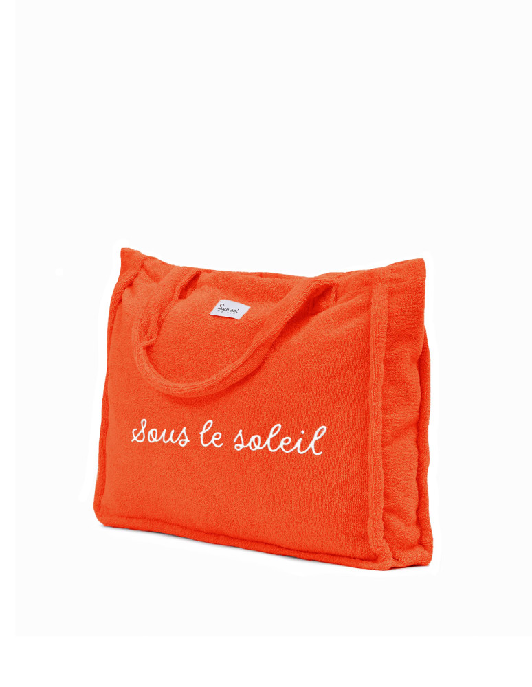 Sac de plage brodé BAHAMAS "SOUS LE...