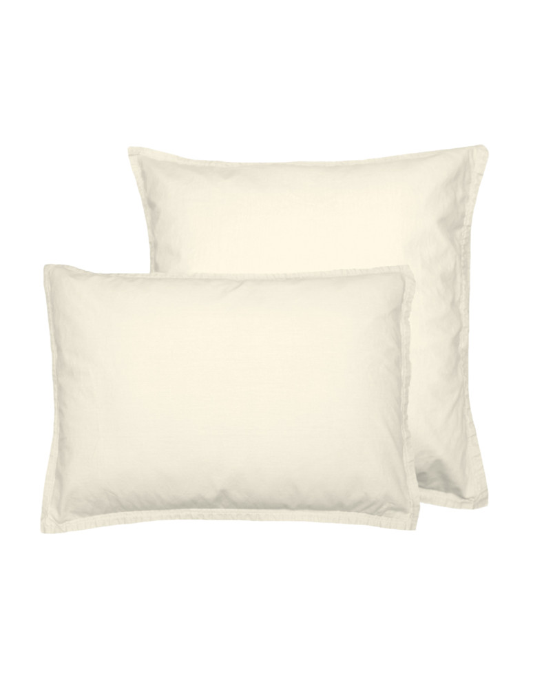 Lot de 2 taies d'oreiller jersey de...