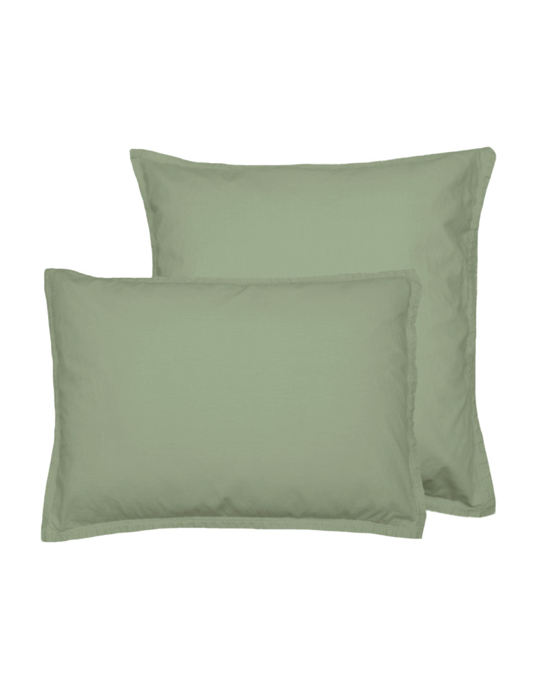 Lot de 2 taies d'oreiller jersey de...