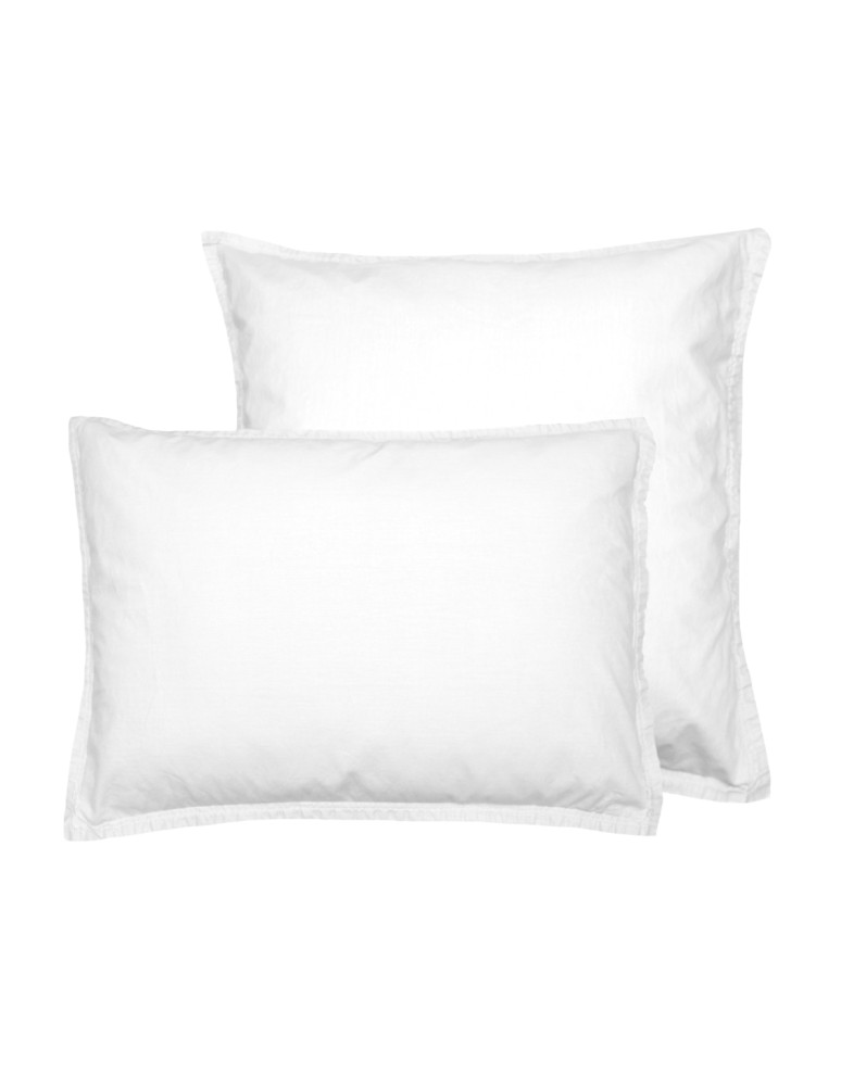 Lot de 2 taies d'oreiller jersey de...