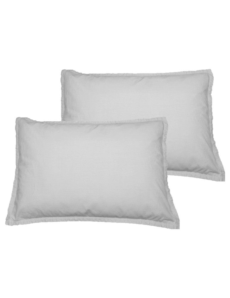 Lot de 2 taies d'oreiller jersey de...