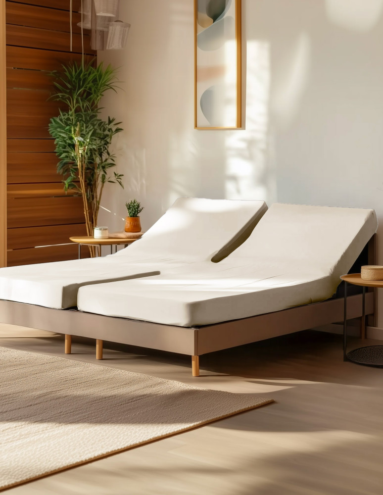 Drap housse en jersey de coton pour...