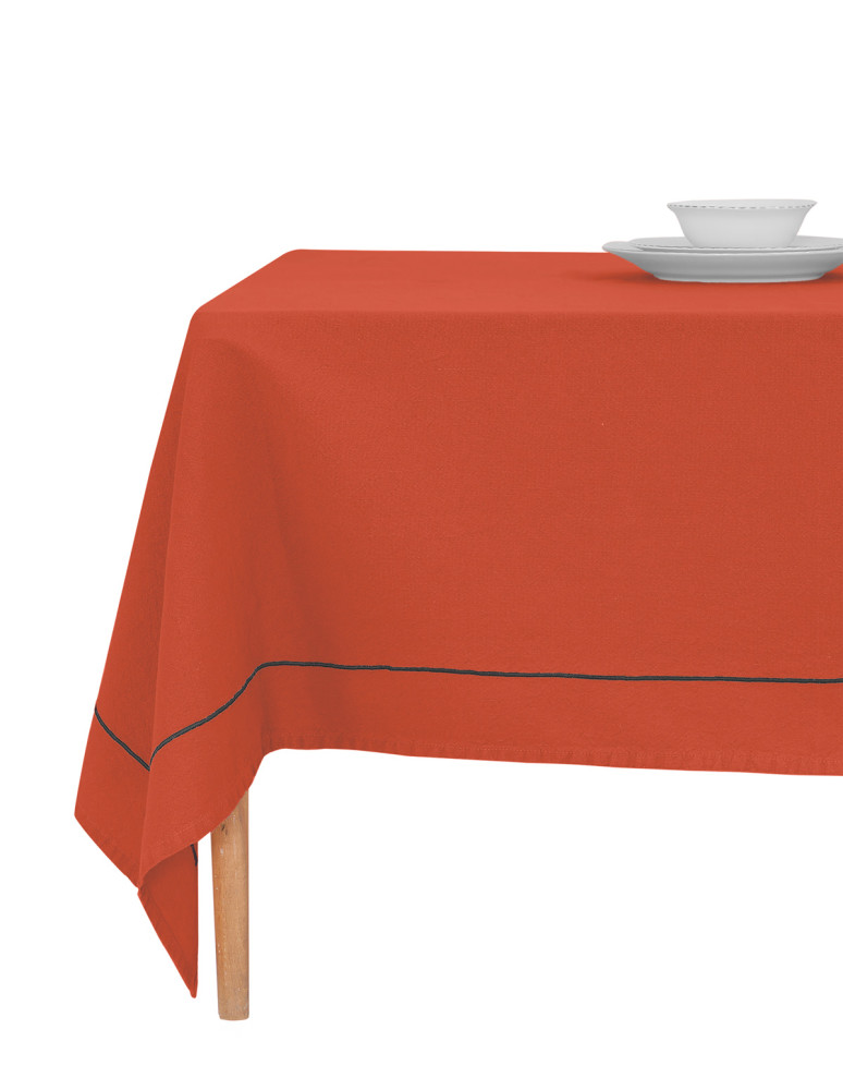 Nappe coton/lin unie SOFT DYED