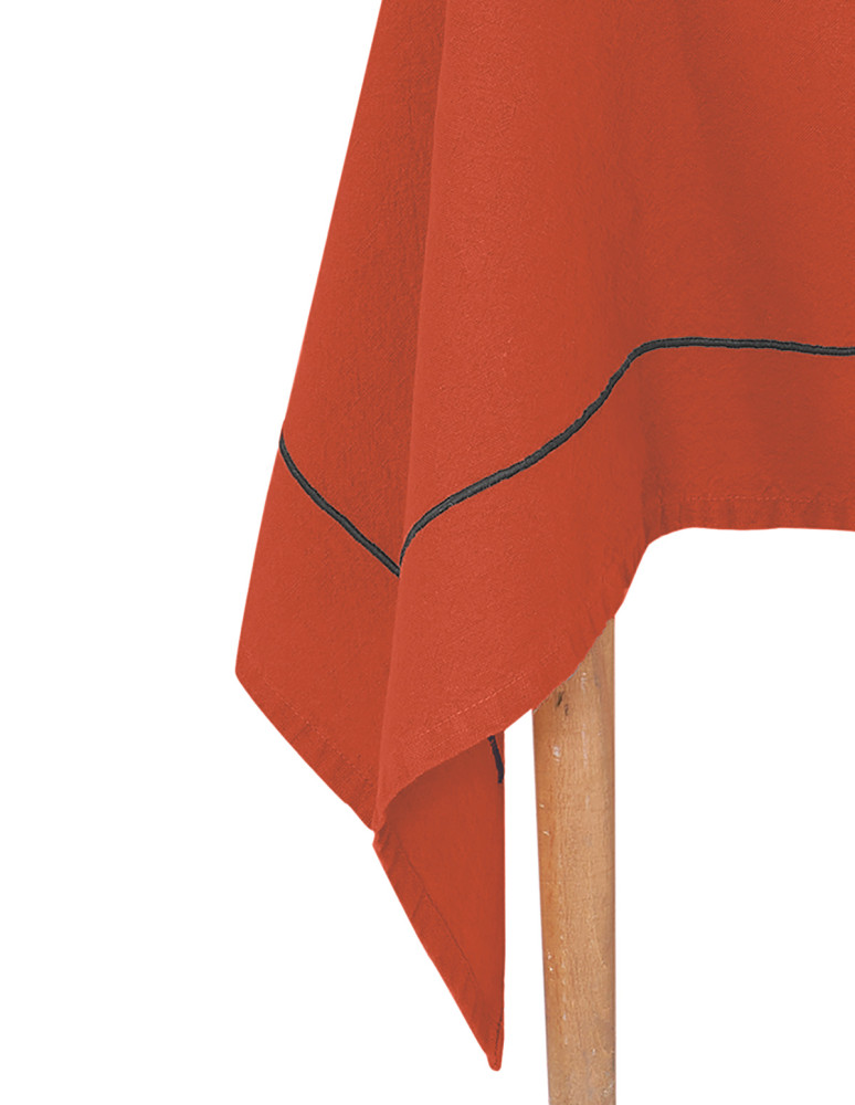 Nappe coton/lin unie SOFT DYED