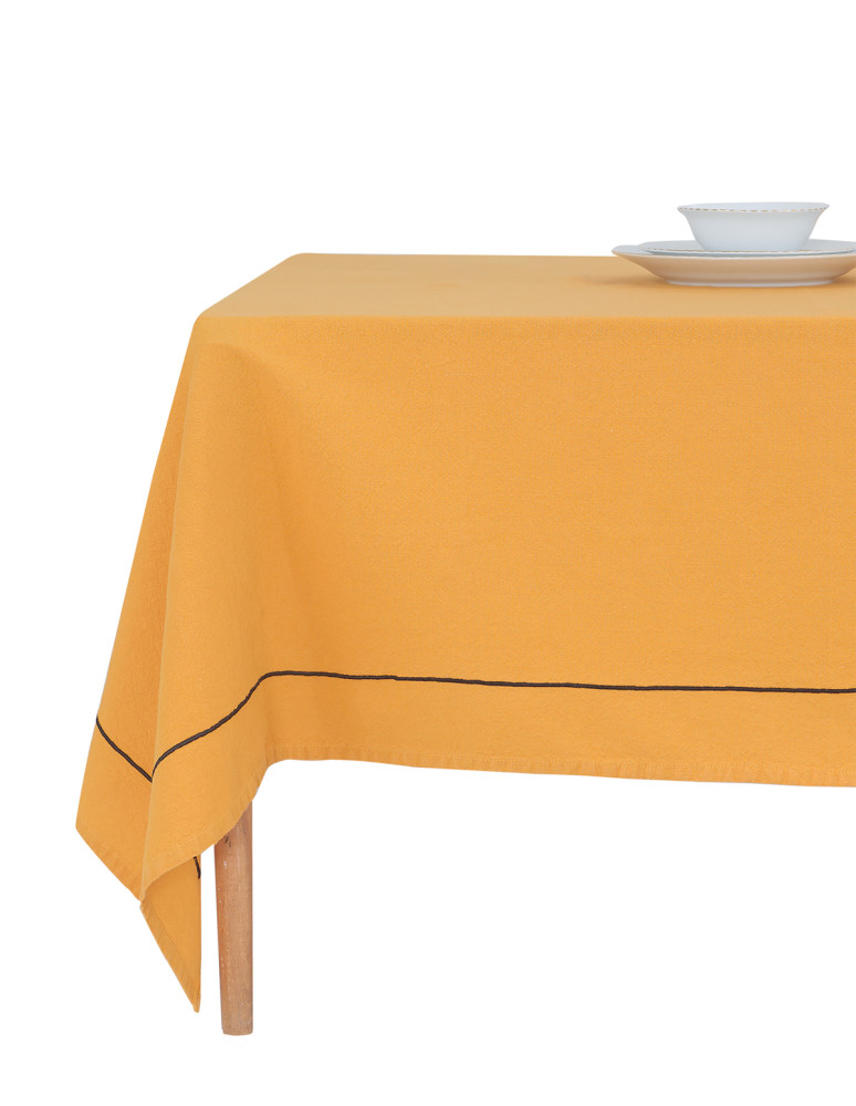 Nappe coton/lin unie SOFT DYED