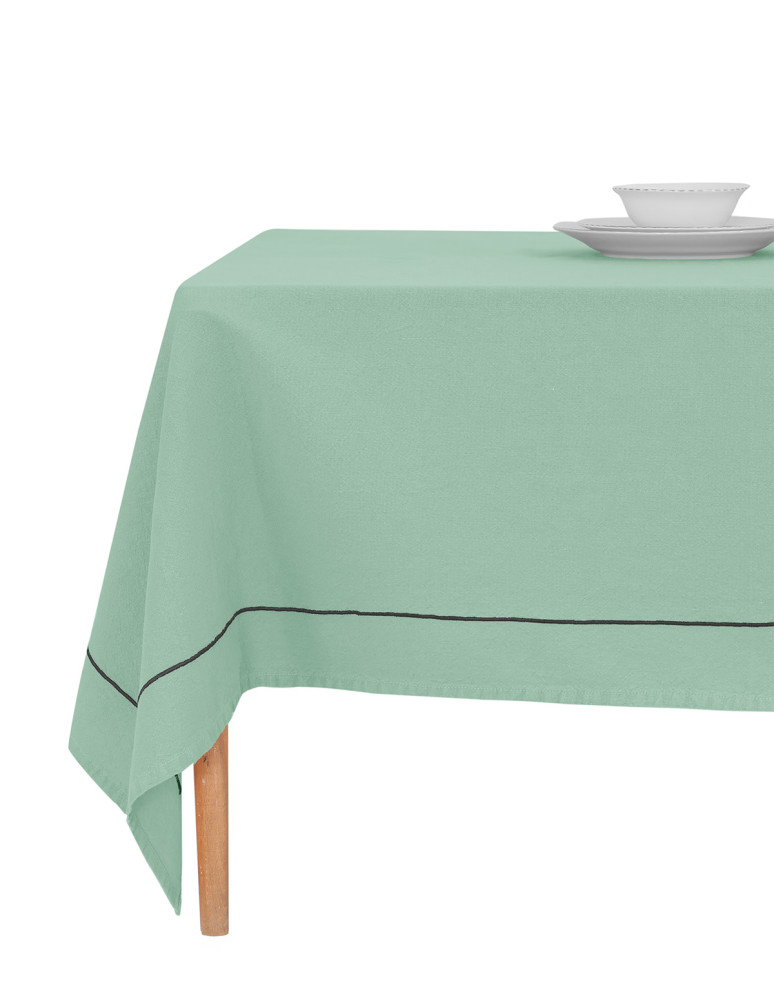 Nappe coton/lin unie SOFT DYED