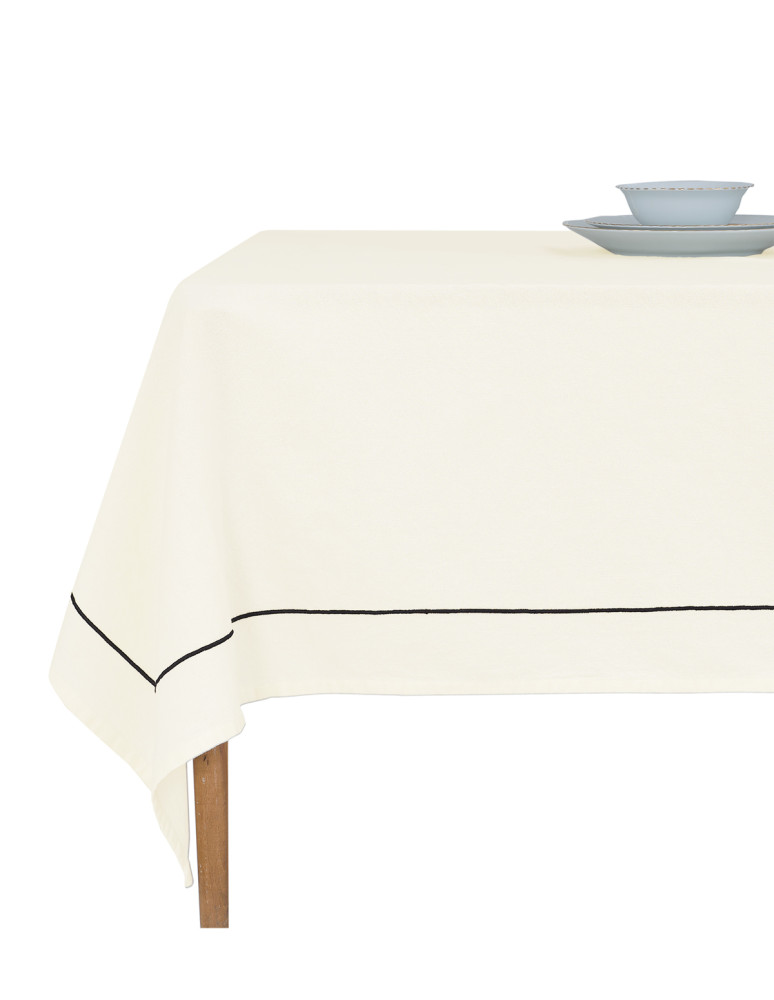 Nappe coton/lin unie SOFT DYED