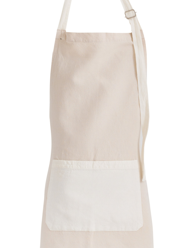 Tablier coton/lin SOFT DYED 2