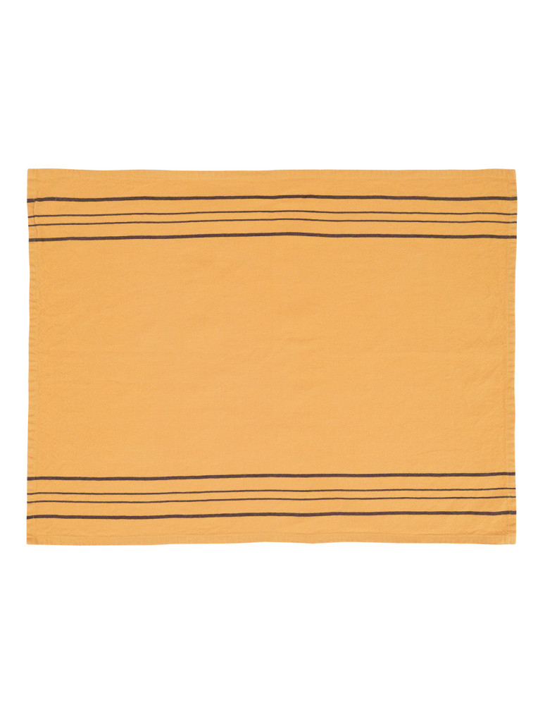 Lot de 3 torchons coton/lin à larges...