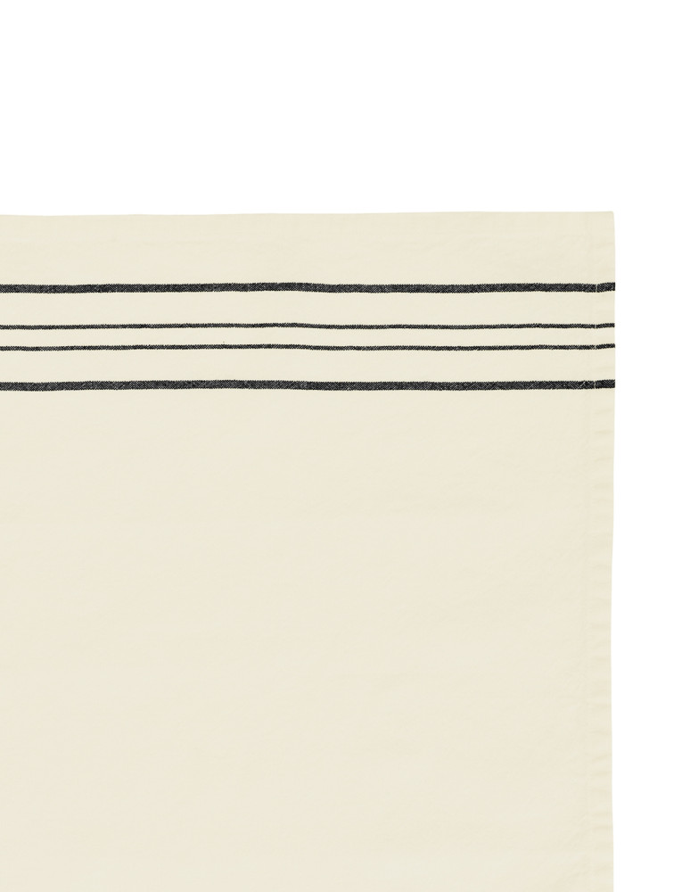 Lot de 3 torchons coton/lin à larges...