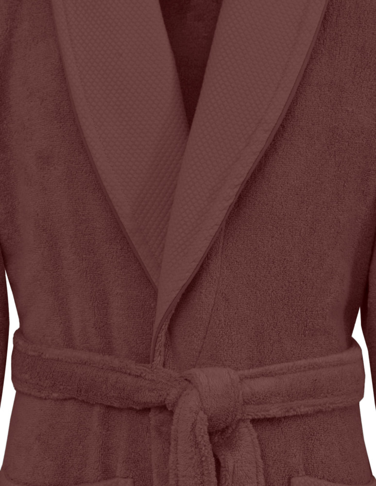 Peignoir de bain moelleux mixte col...