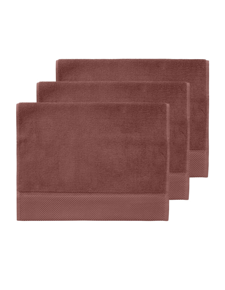 3 grandes serviettes invité Zéro...