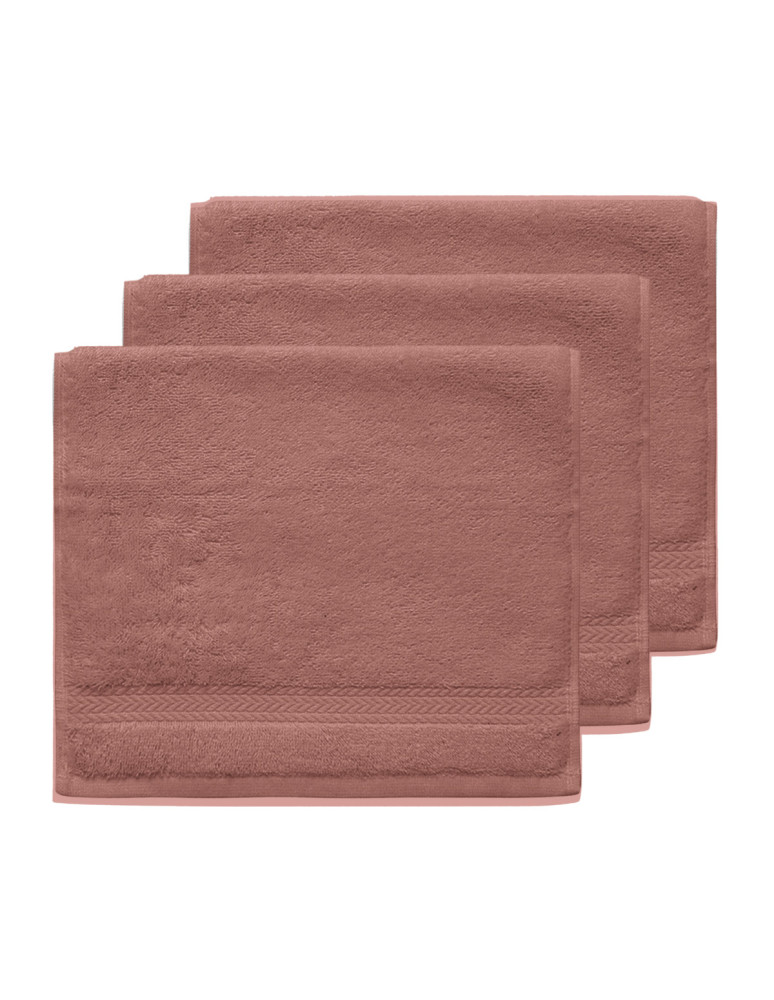Lot de 3 serviettes invité 550 g/m²...