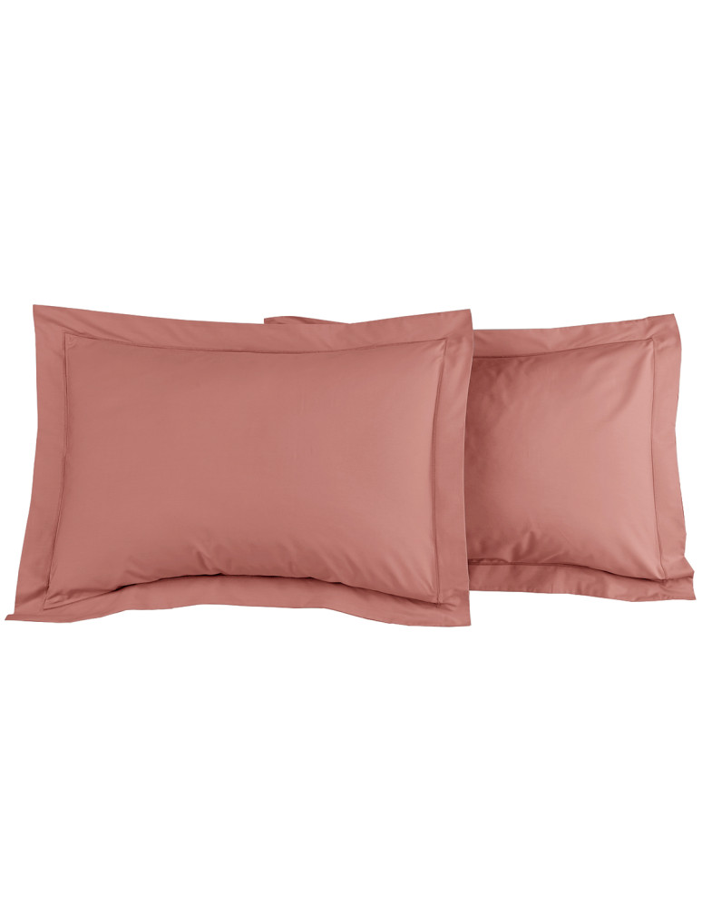 Lot de 2 taies d'oreiller en percale...