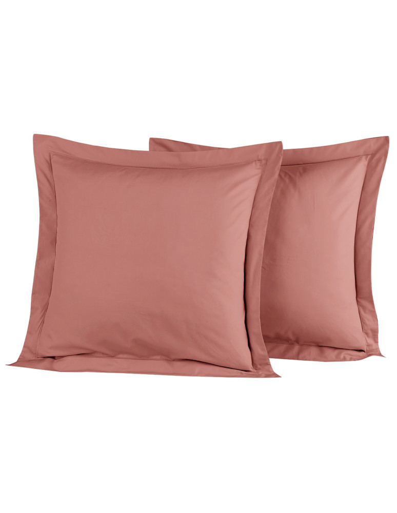 Lot de 2 taies d'oreiller en percale...