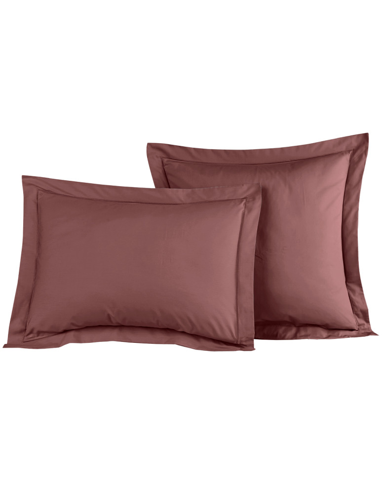 Lot de 2 taies d'oreiller en percale...
