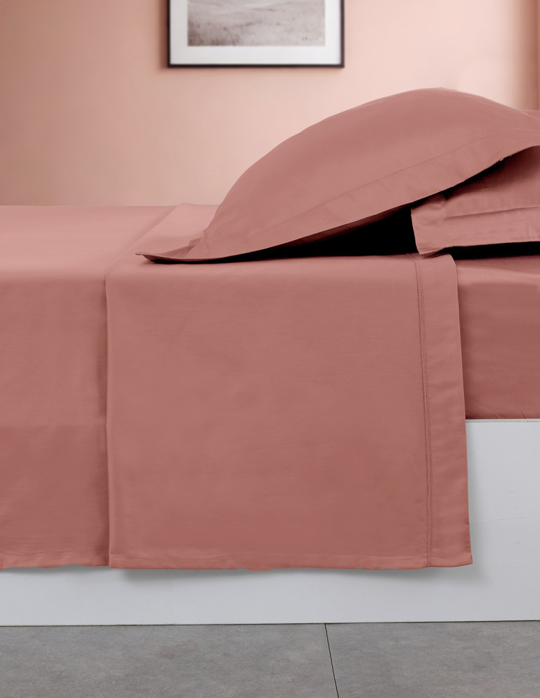 Drap plat en percale de coton SOFT...