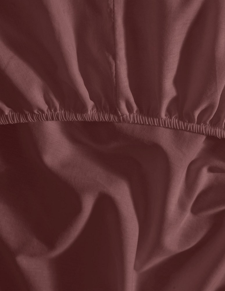 Drap housse en percale de coton...