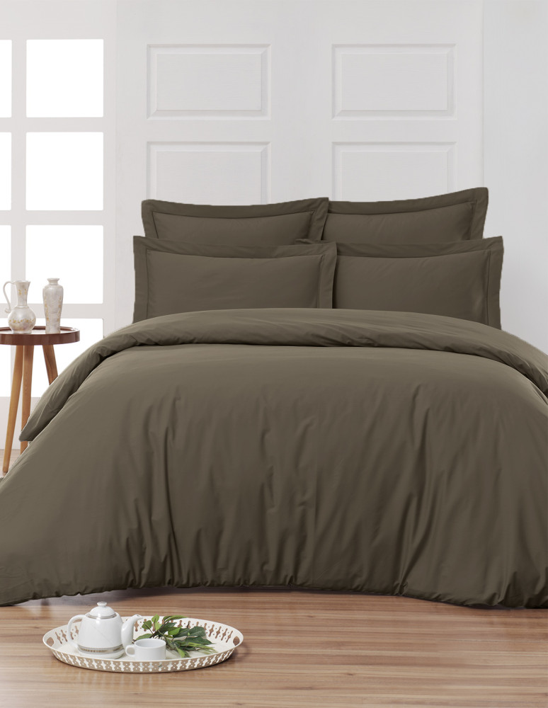 Drap housse en percale de coton...