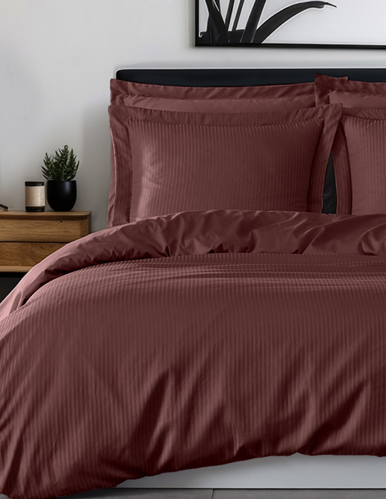 Lot de 2 taies d'oreiller rayées en...