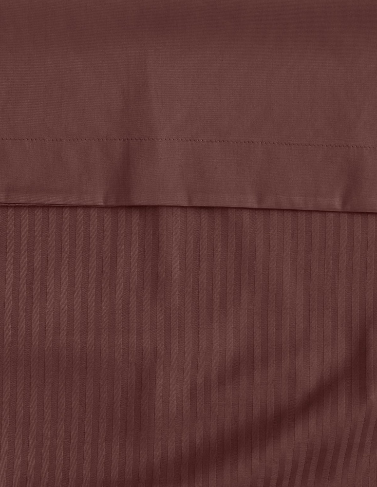 Housse de couette rayée réversible...