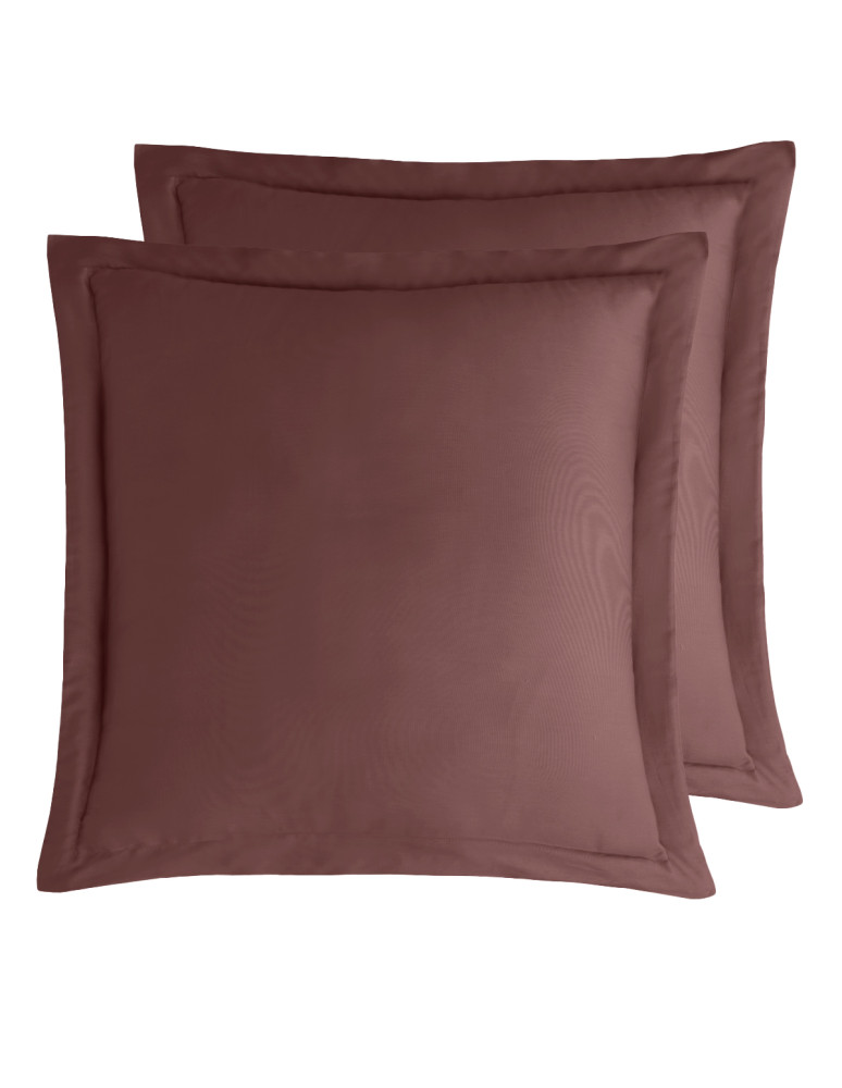 Lot de 2 taies d'oreiller en satin de...