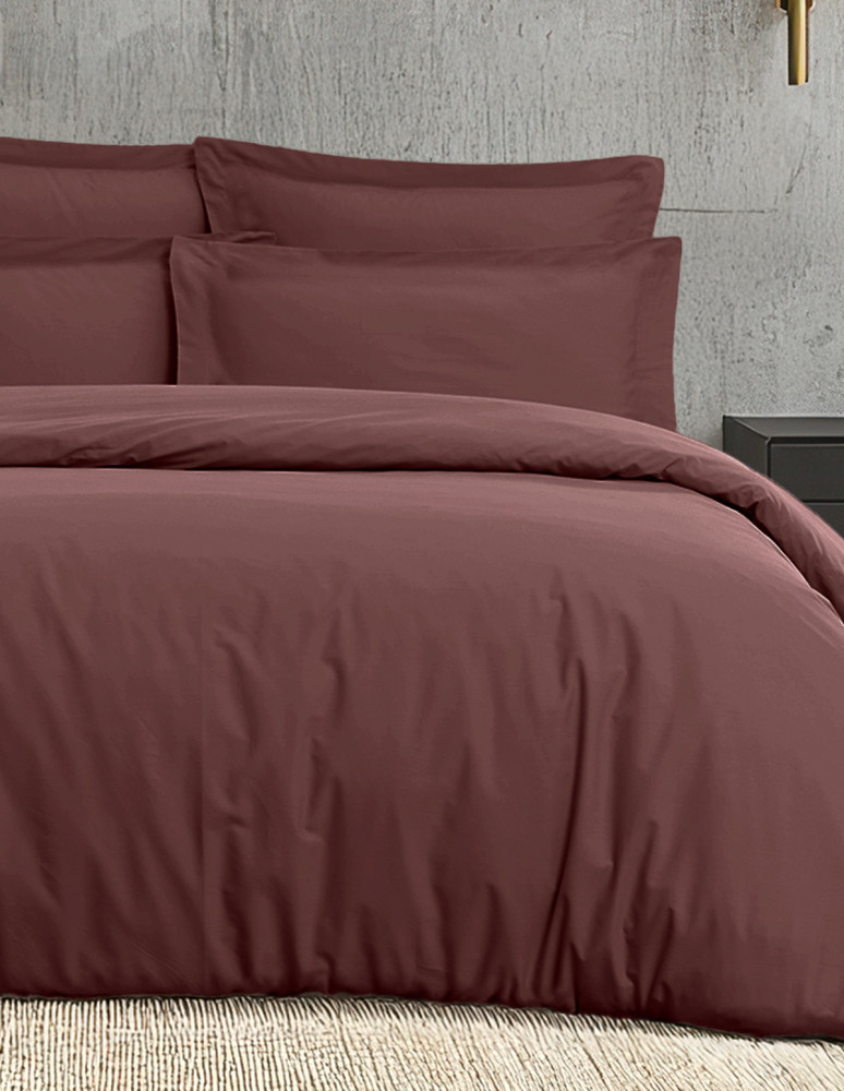 Housse de couette en satin de coton...