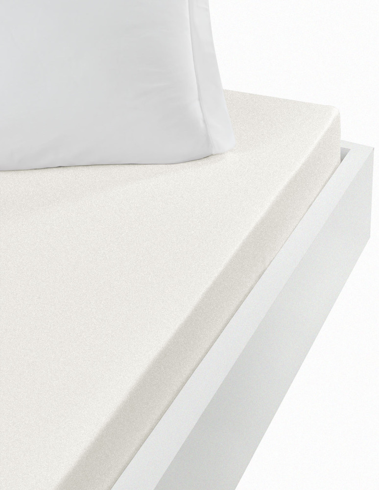 Drap housse jersey coton peigné...