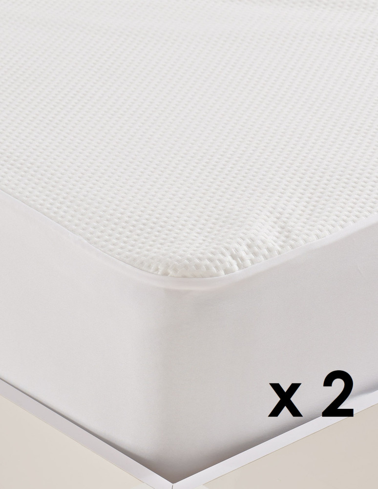 Lot de 2 Protège-matelas...