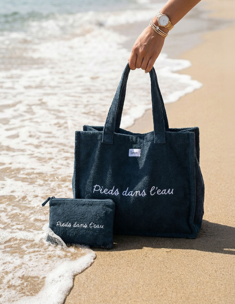 Sac de plage brodé BAHAMAS... 2