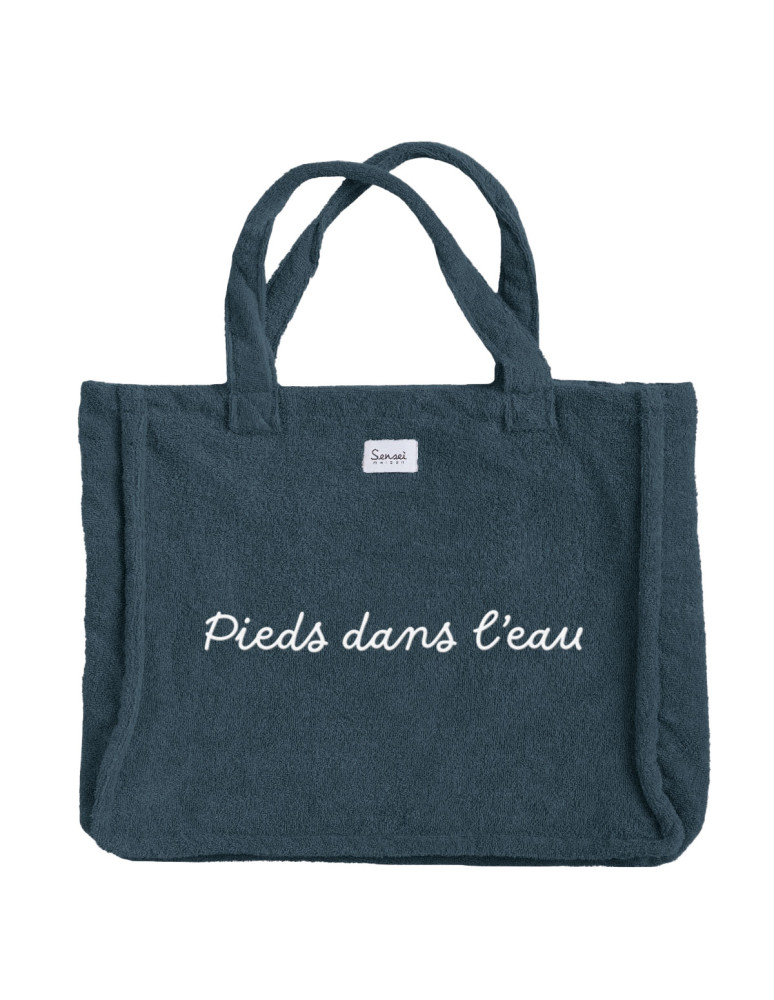 Sac de plage brodé BAHAMAS "PIEDS...