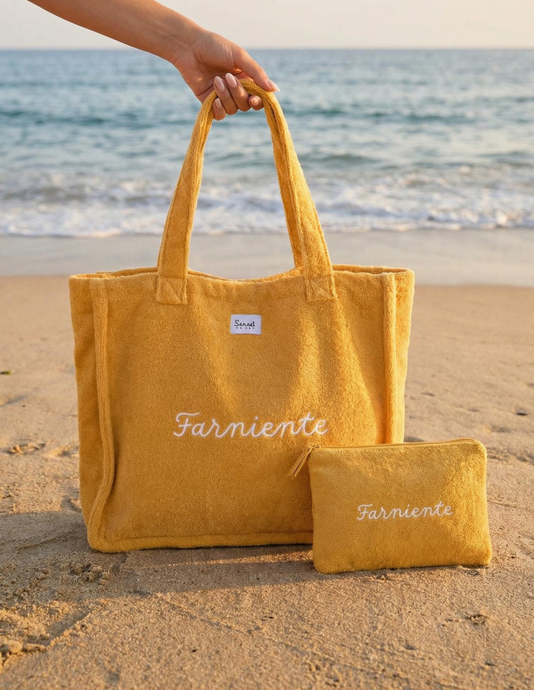 Sac de plage brodé BAHAMAS... 2