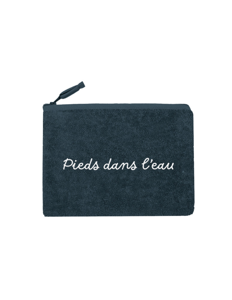 Trousse brodée BAHAMAS "PIEDS DANS...