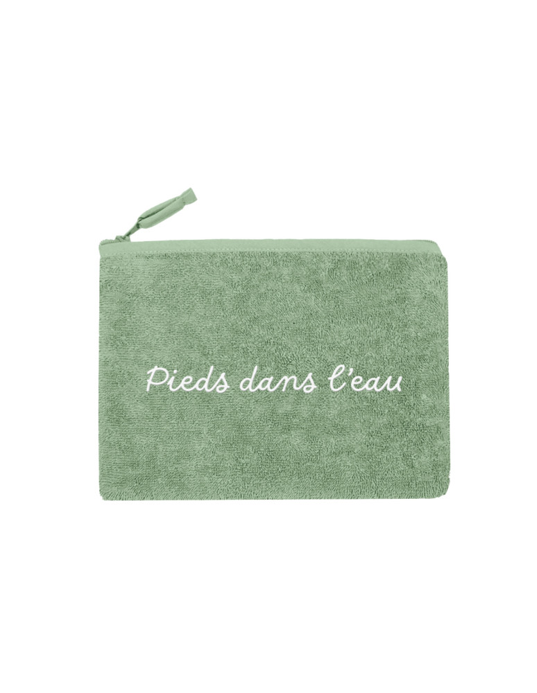 Trousse brodée BAHAMAS "PIEDS DANS...