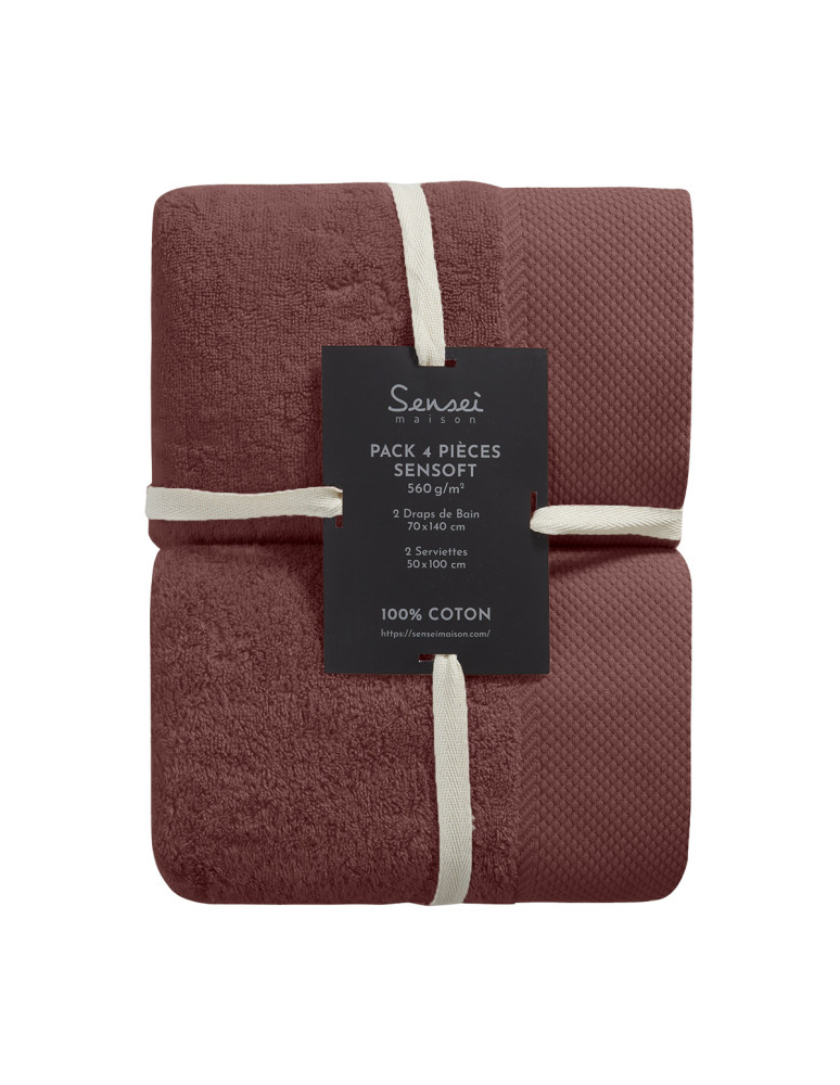 Ensemble de bain 4 pièces Zéro Twist...