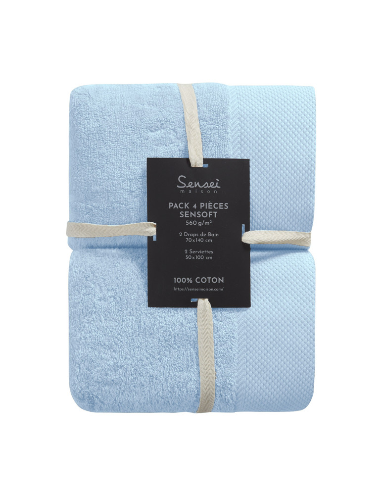 Ensemble de bain 4 pièces Zéro Twist...