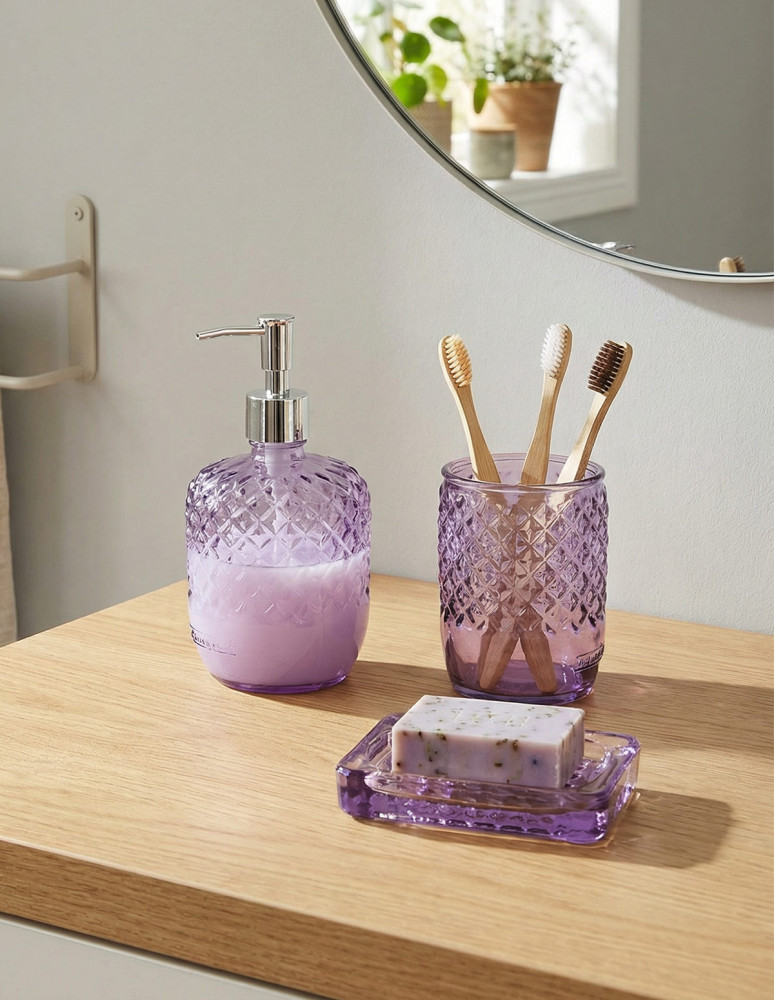 Set accessoires salle de bain en...