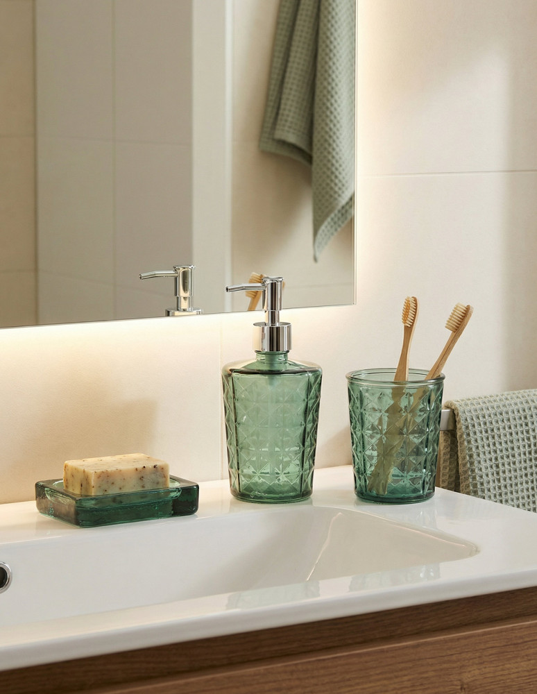 Set accessoires salle de bain en...