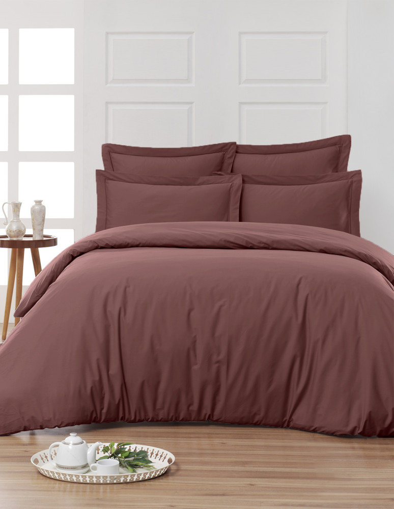 Taie de traversin en percale de coton...